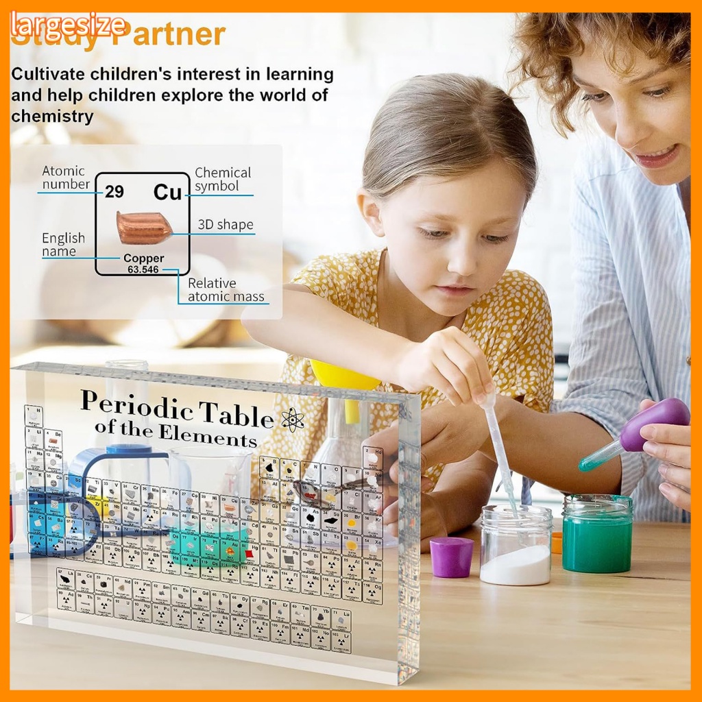 largesize The periodic table of elements can increase students