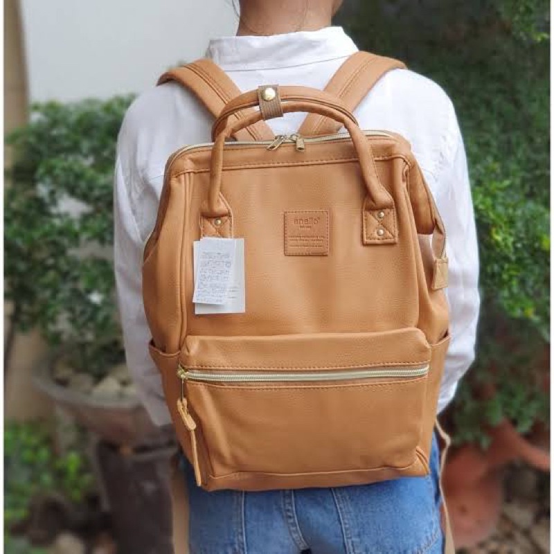 Leather Anello Vintage Anello Retro Leather Backpack AT-B1211 With