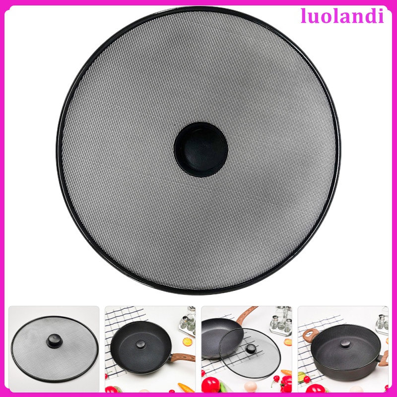 Griddle Frying Pan Antioil Splash Pot Lid Splatter Screen Explosion