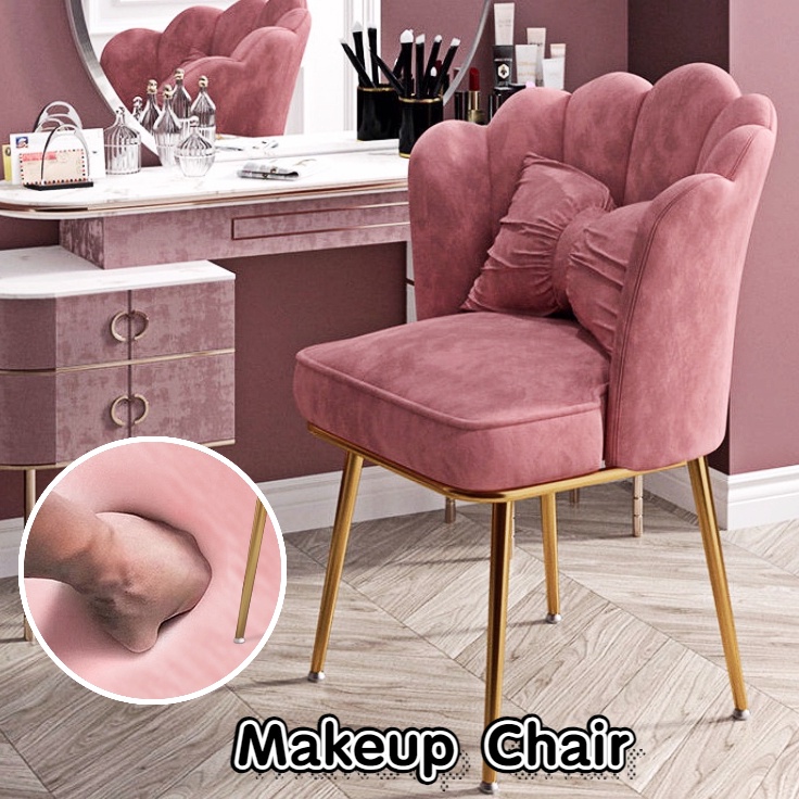 Makeup Chair Backrest Modern Minimalist Artistic Style Bedroom Dressing