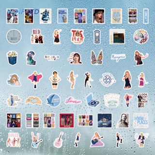 10/30/50PCS Pack Taylor Alison Swift Stickers Laptop Guitar Skateboard  Stationery Scrapbooking Guitar Laptop Sticker Kids Toys