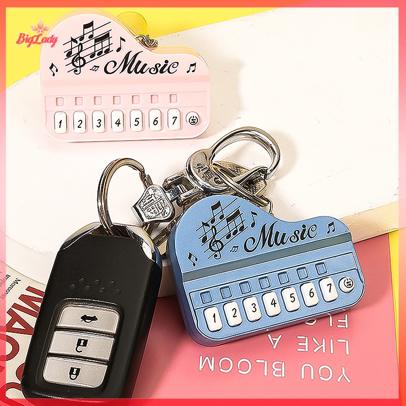UVLN> Portable Musical Instrument Toy Piano Keychain Mini Electronic ...