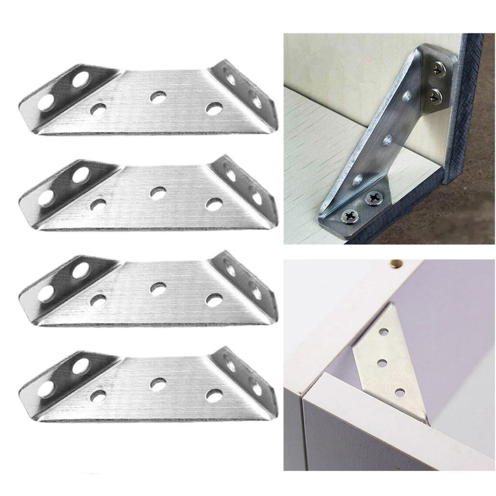 Universal Furniture Corner Connector/Stainless Steel Angle Brackets Shelf Triangular