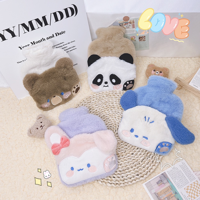 Hot Water Bag 400ml With Cover Can Be Put In The Hand Cute Pattern
