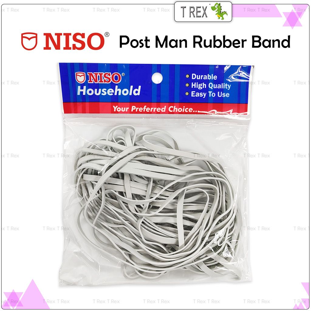 Niso Post Man Rubber Band / Large Rubber Band / Big White Rubber Band
