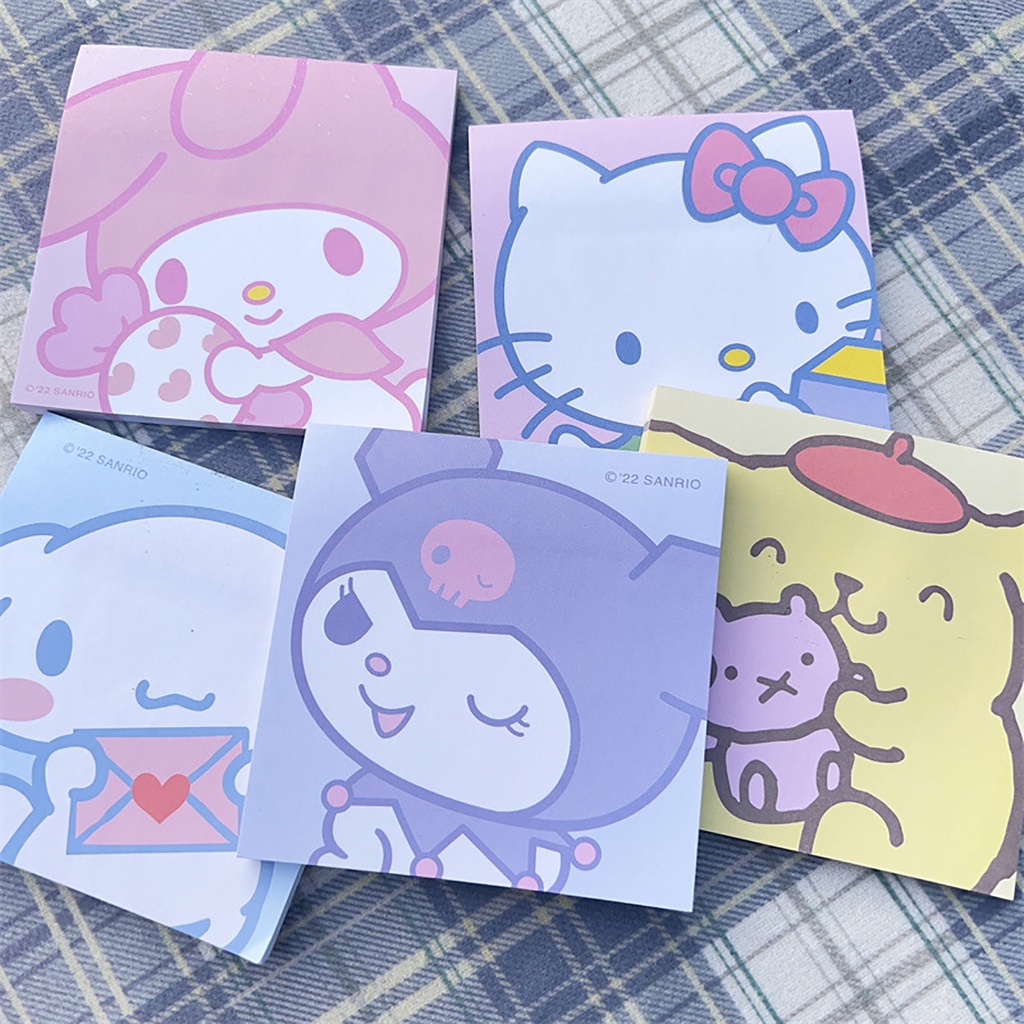 50 pcs Cute Post-it Ins Style Note Paper Cartoon Thickened Student ...