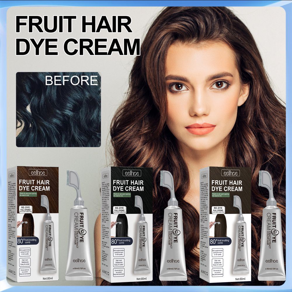 Eelhoe Hydrogen Oxygenfree Hair Dye Does Not Need To Be Mixed To Dye