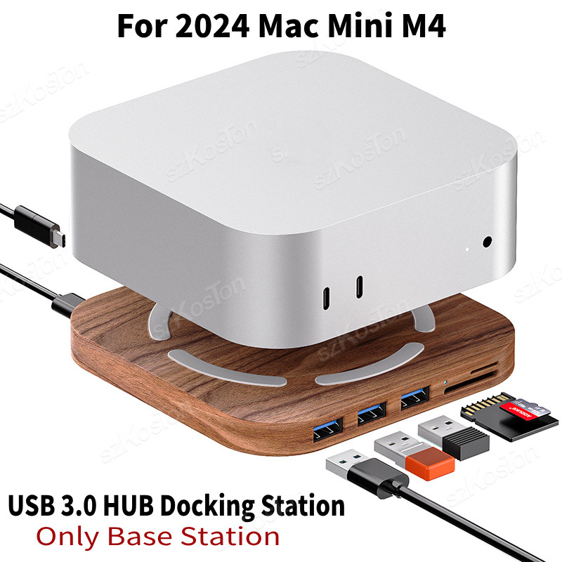 [READY STOCK] Mini Docking Station for 2024 Mac Mini M4 Computer USB ...