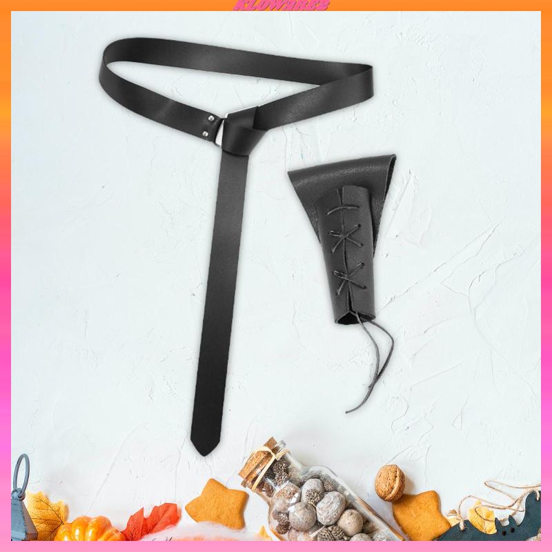 [Kloware2] 2x Men Medieval Knight Costume Accessories Vintage Style