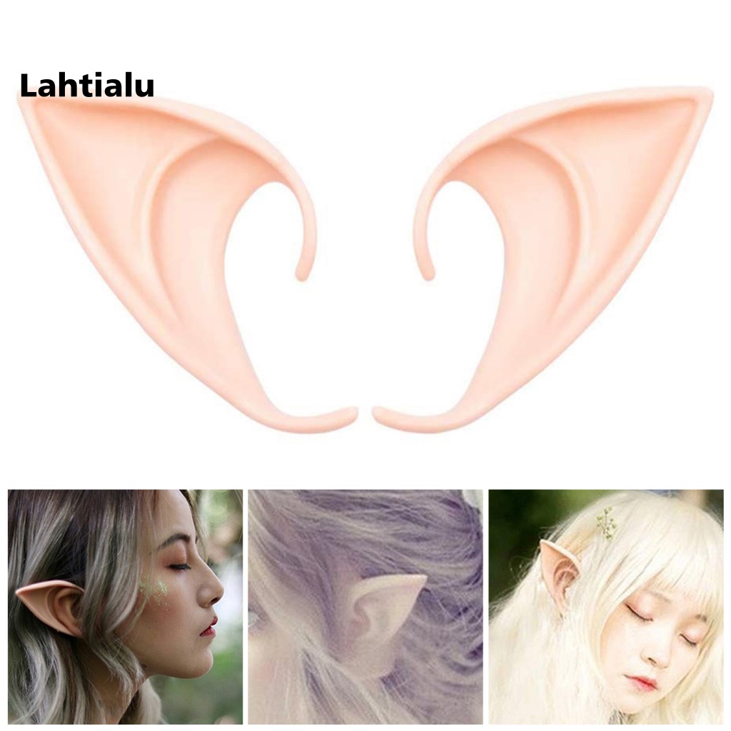 4 Paires D'Oreilles D'Elfe En Latex - Courtes & Longues - Pour Cosplay, Halloween, Noël & Fêtes - 12