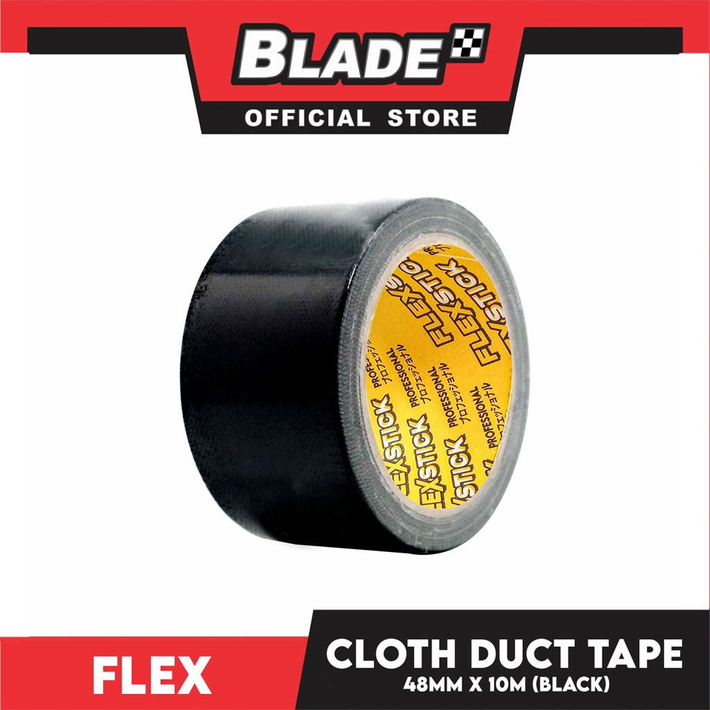 Flex Cloth Duct Tape 48mm x 10m (Black) Shopee Philippines