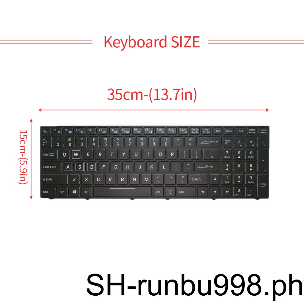PS/2 Interface US Layout Builtin Keyboards Backlight Keypad Laptop