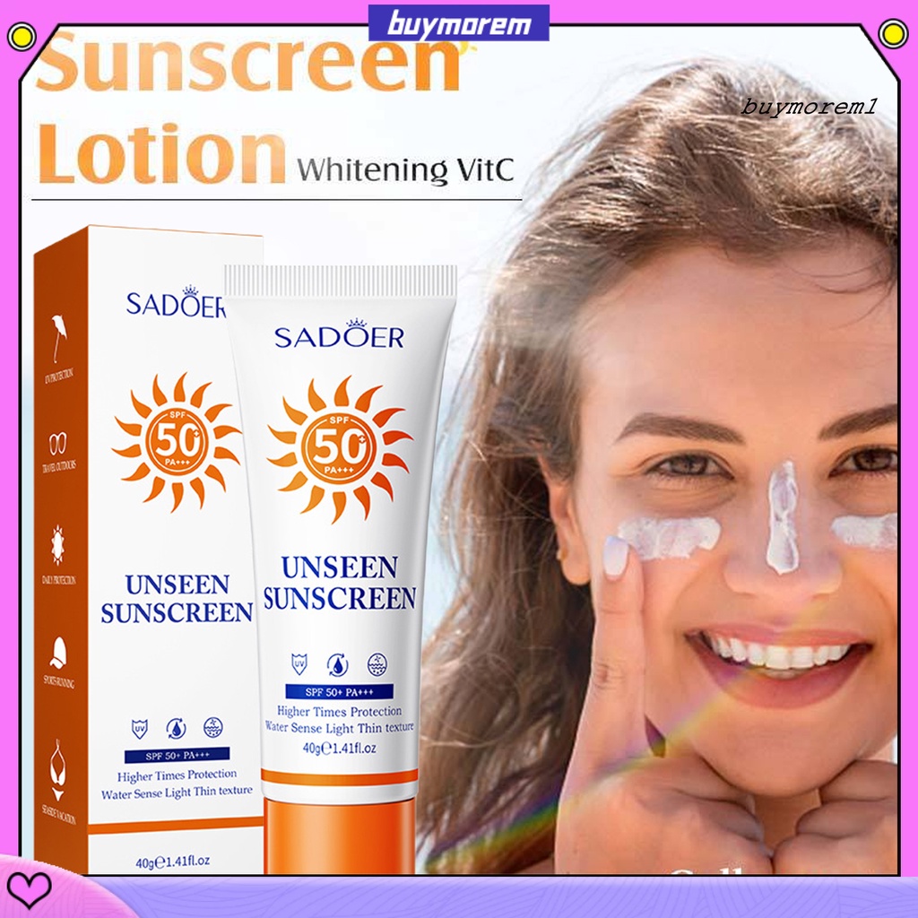(BO) 40g Sun Cream Mild AntiUV NonGreasy Light Texture Moisturized