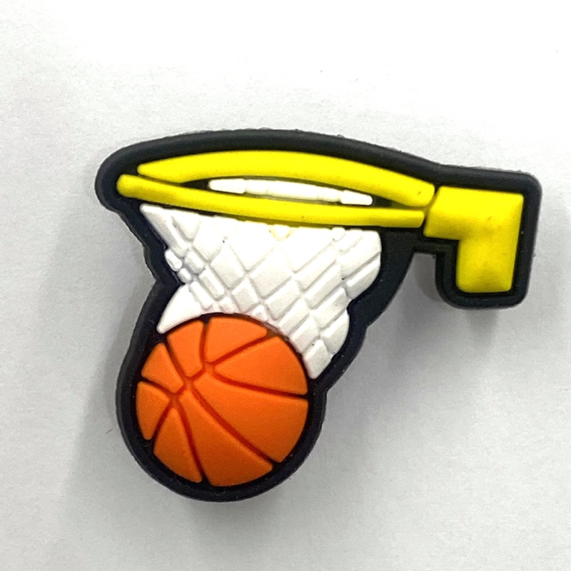 Jibbitz Crocs Shoes Charms / Jibbitz NBA Basketball DIY Pins Button