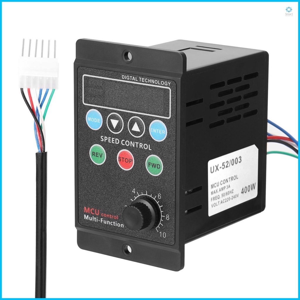Motor Speed Controller with Display for 400W AC220V Motors - Settable ...