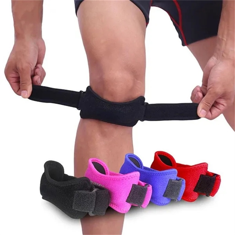 [lg]1pcs Adjustable Knee Patellar Tendon Support Strap Band Knee 