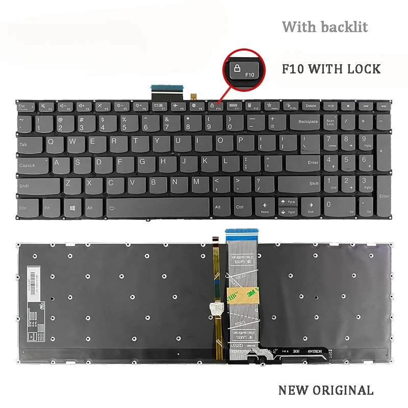 Tastiera Retroilluminata Per Lenovo ThinkBook 15p IMH, 15 G2 ARE, 15 G2 ITL, QWERTY Nera