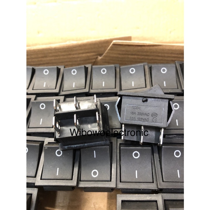 6pin on off switch black regular power switch black JI27 | Shopee ...