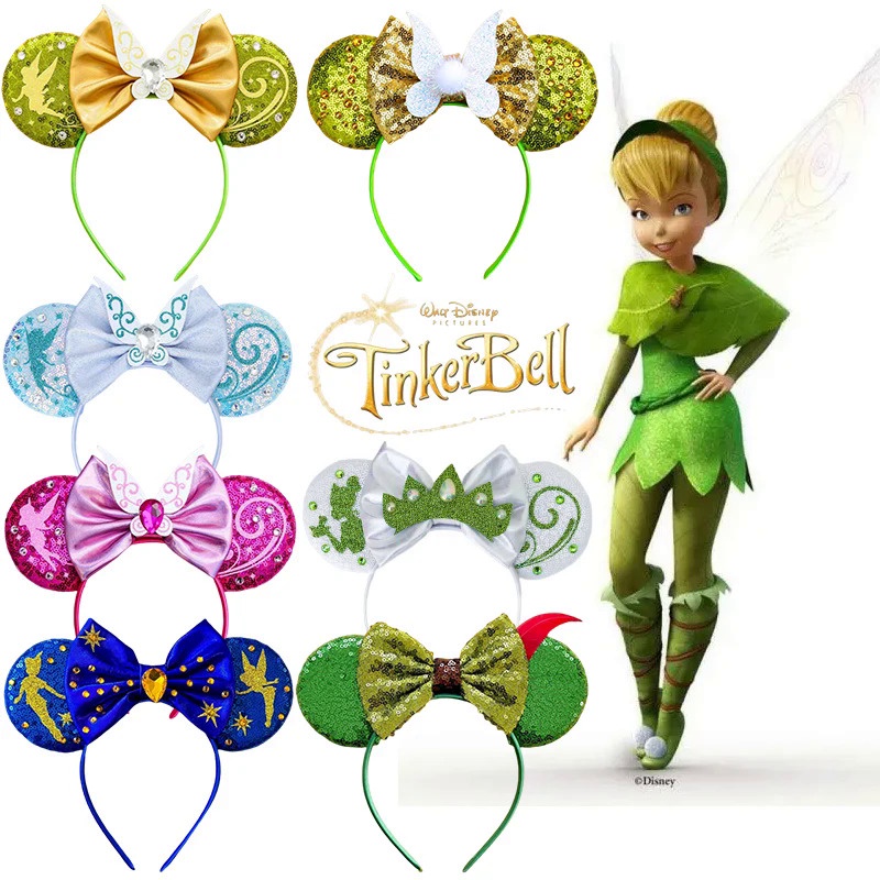 Disney Tinker Bell Head Bands For Women Cosplay Wings Fairy Hairbands ...