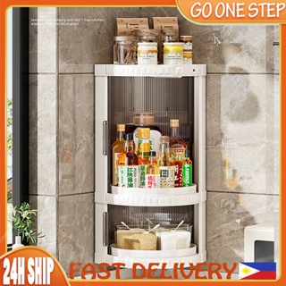 Condiment Storage Rack,household Rotating Storage Rack,transparent Condiment  Square Can Turn The Refrigerator Turntable