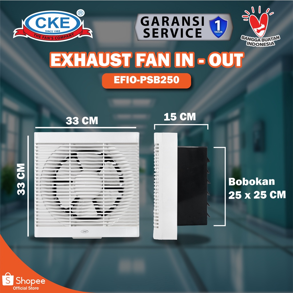 WALL FAN/Exhaust Fan EFIO-PSB250/Exhaust fan/exhaust shutter in-out ...