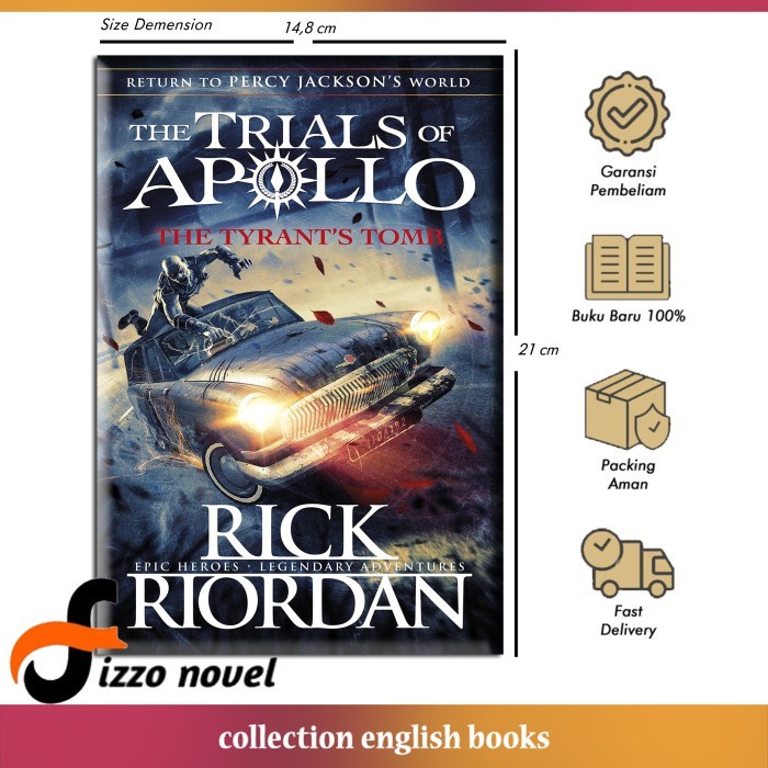 The Trials Of Apollo 4 Tyrants Tomb Rick Riordan English Shopee