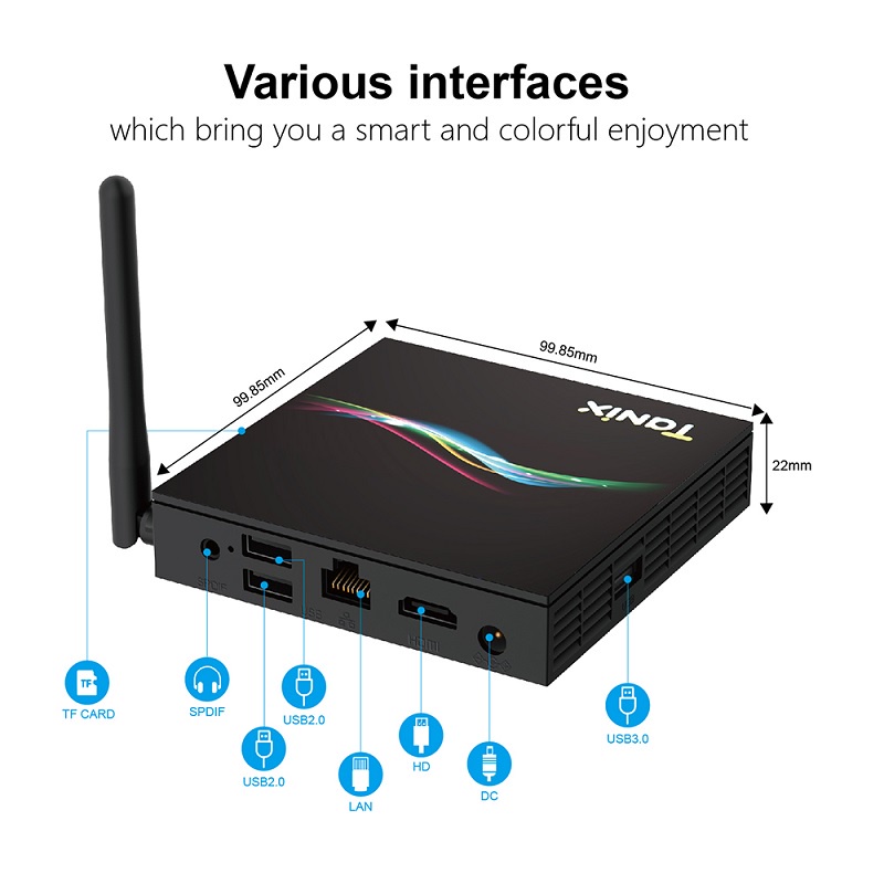TX66 Android11 TV Box 8K Rockchip RK3566 1000M LAN 2.4G 5G Dual WiFi ...