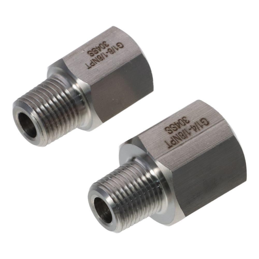 BACKSTREET Reduction Thread Adapter, Stainless Steel 1/8 1/4 3/8 1/2 ...
