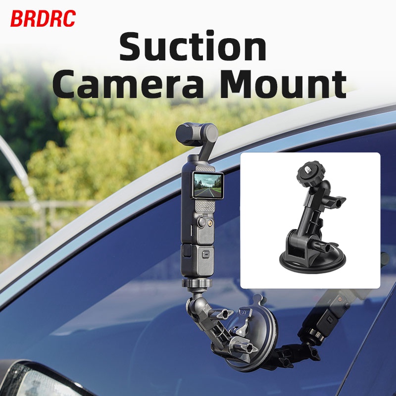 For DJI OSMO POCKET car mounted suction cup bracket adapter frame  expansion clip sports camera accessories