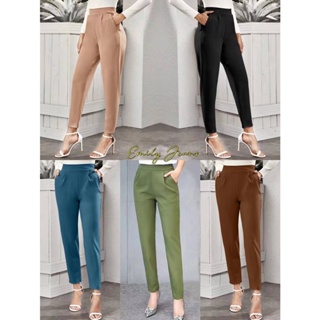 HoneyCollection--CARNATION Office Pants for Ladies Slacks Slim Fit