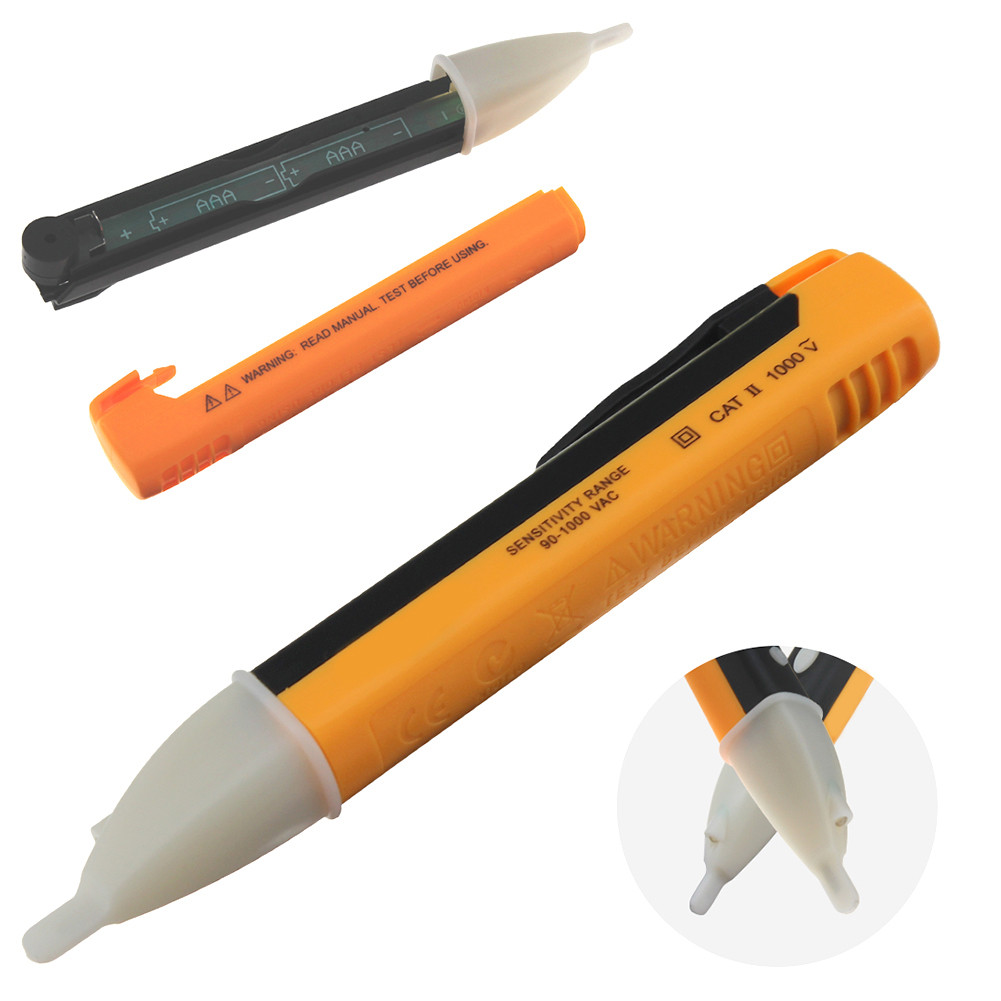 Pen Light Voltage Indicator Dual Buttons AC Power Outlet Voltage ...