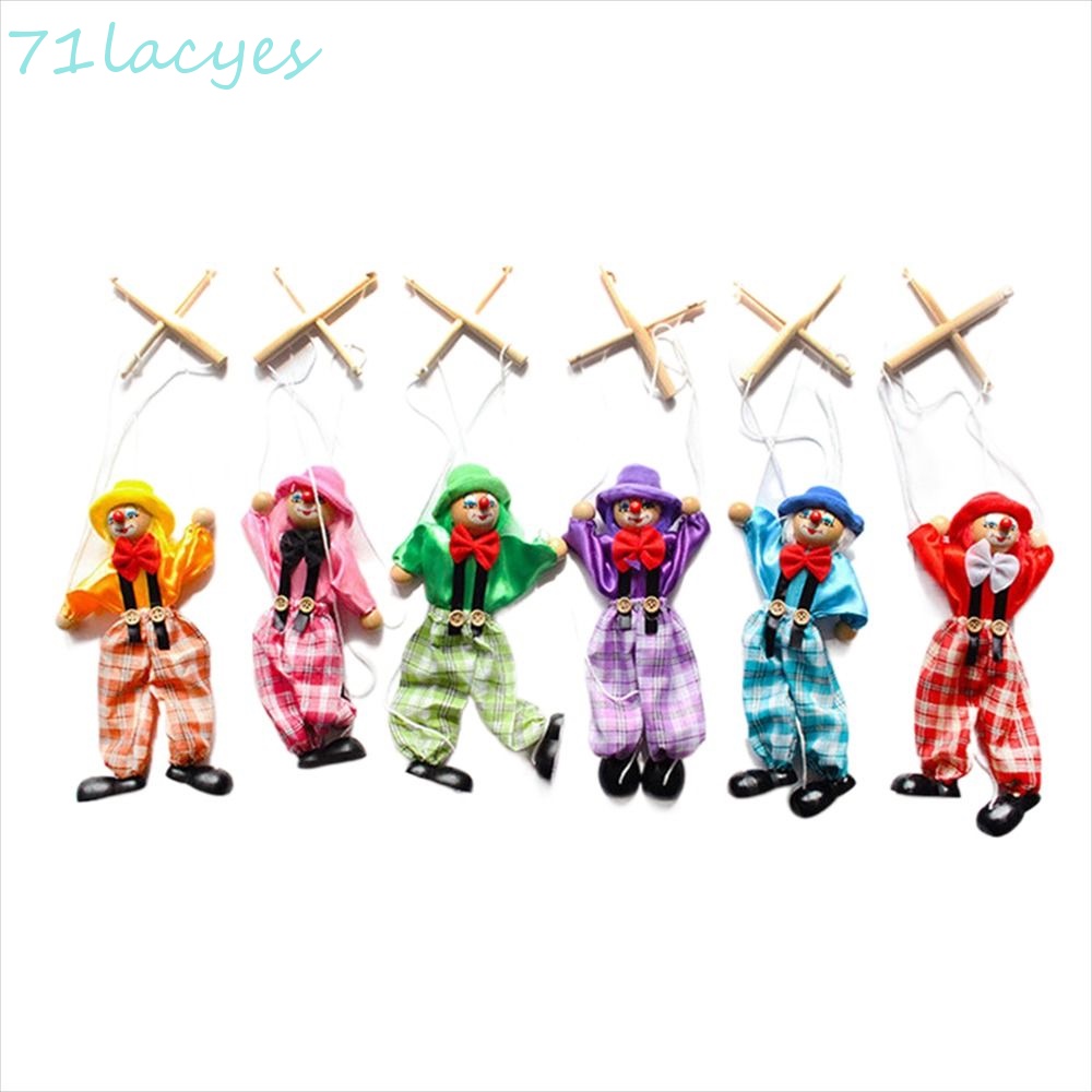 LACYES Pull String Puppet Handmade For New Year Joint Activity Children