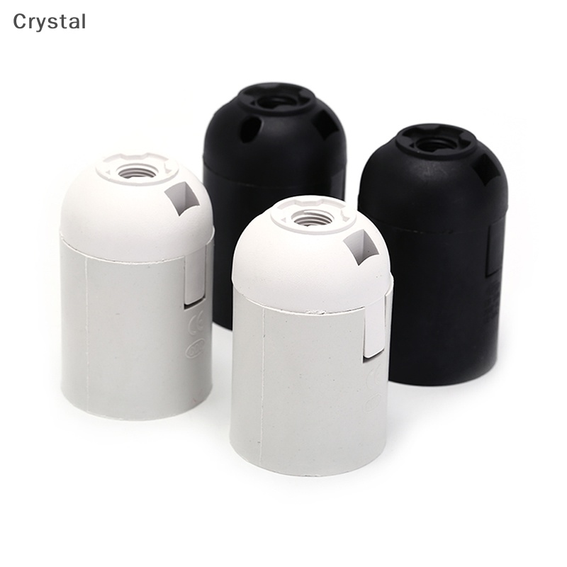 Crystal Screw ES E27 M10 Light Bulb Lamp Holder Pendant Socket Lampshade Collar NEW Shopee