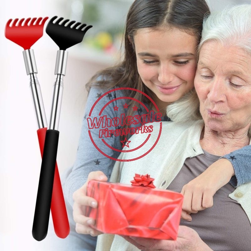 [Wholesale Price] Portable Stainless Steel Tickle Massager Retractable