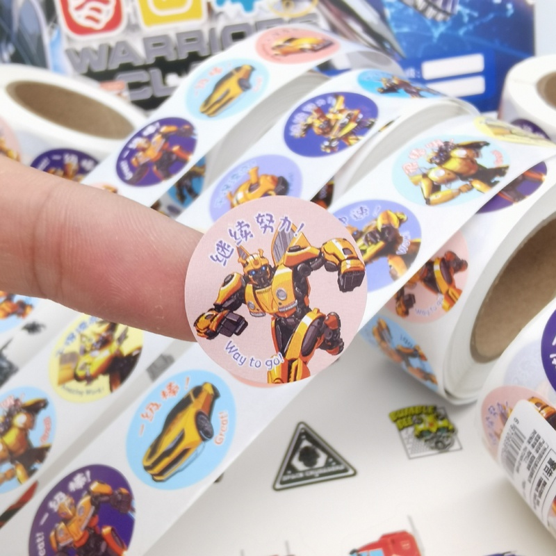 Transformers Reward Sticker, Optimus Prime, Bumblebee, Ultraman, 500 ...