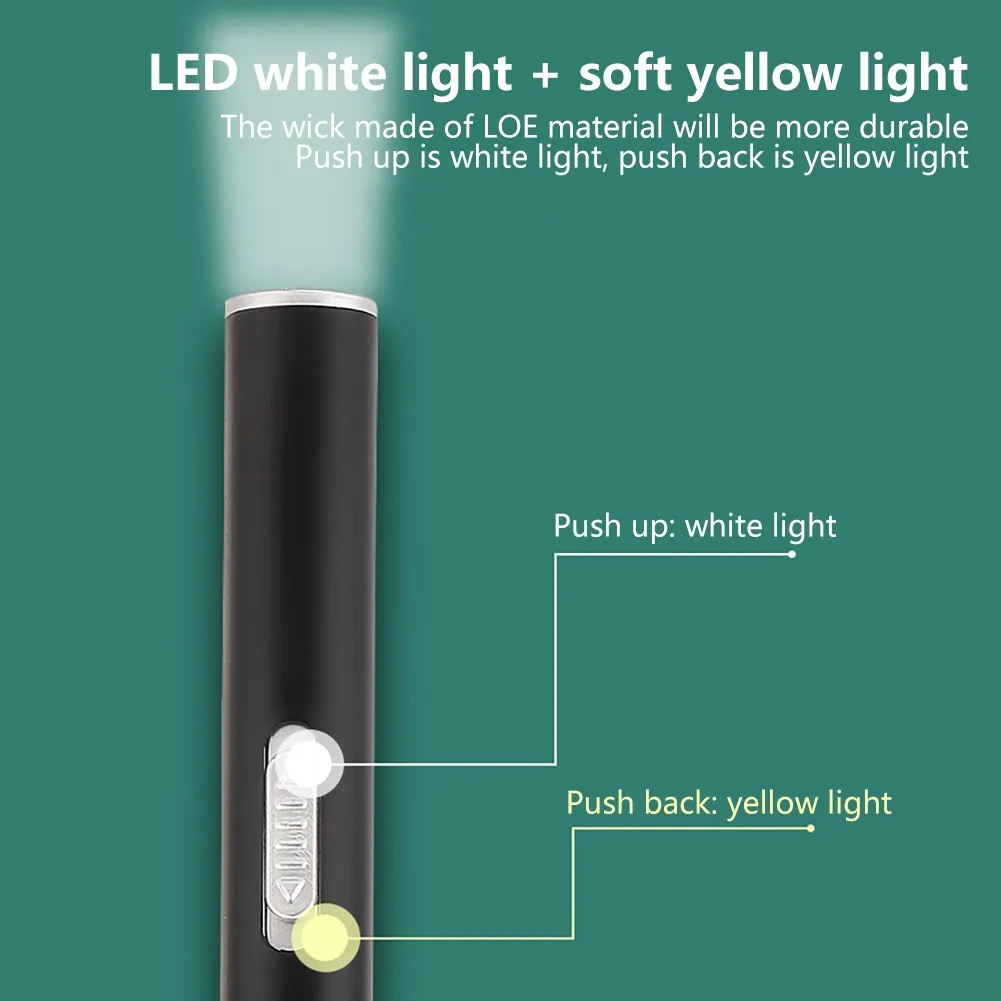 USB Rechargeable Torch Pen Light With Dual Lamp Clip / Pocket Stainless ...