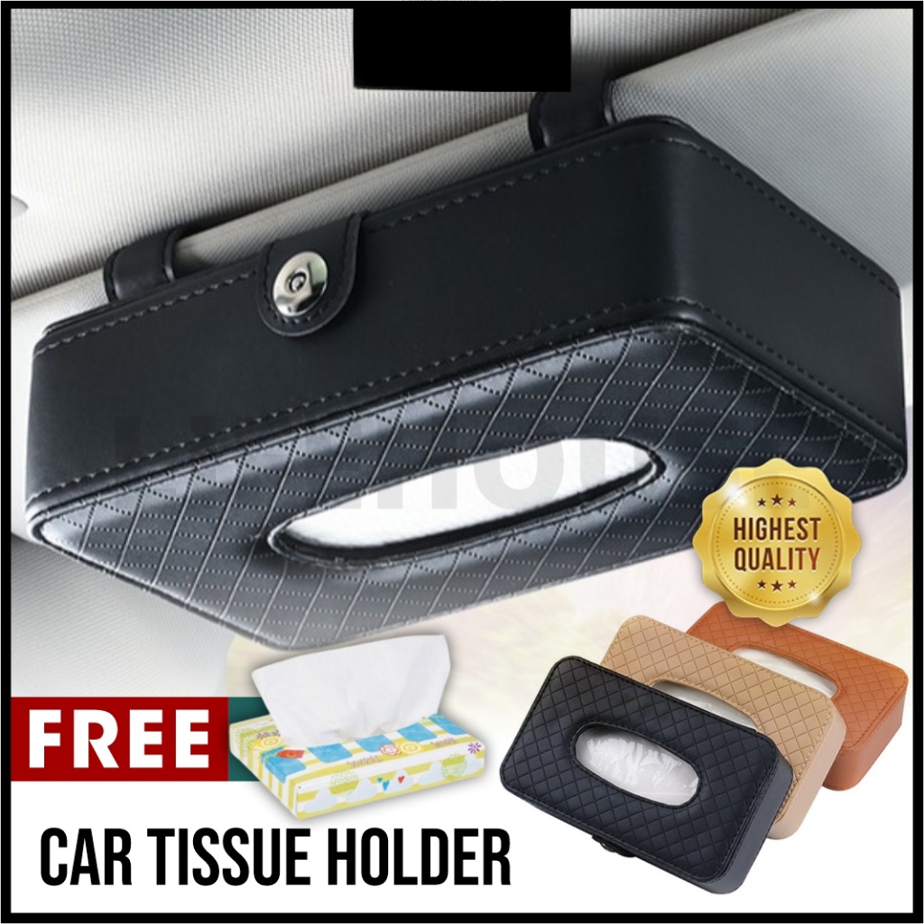 LT [FREE TISSUE] Tissue Box Car Tissue Box Holder Kotak Tisu Kereta