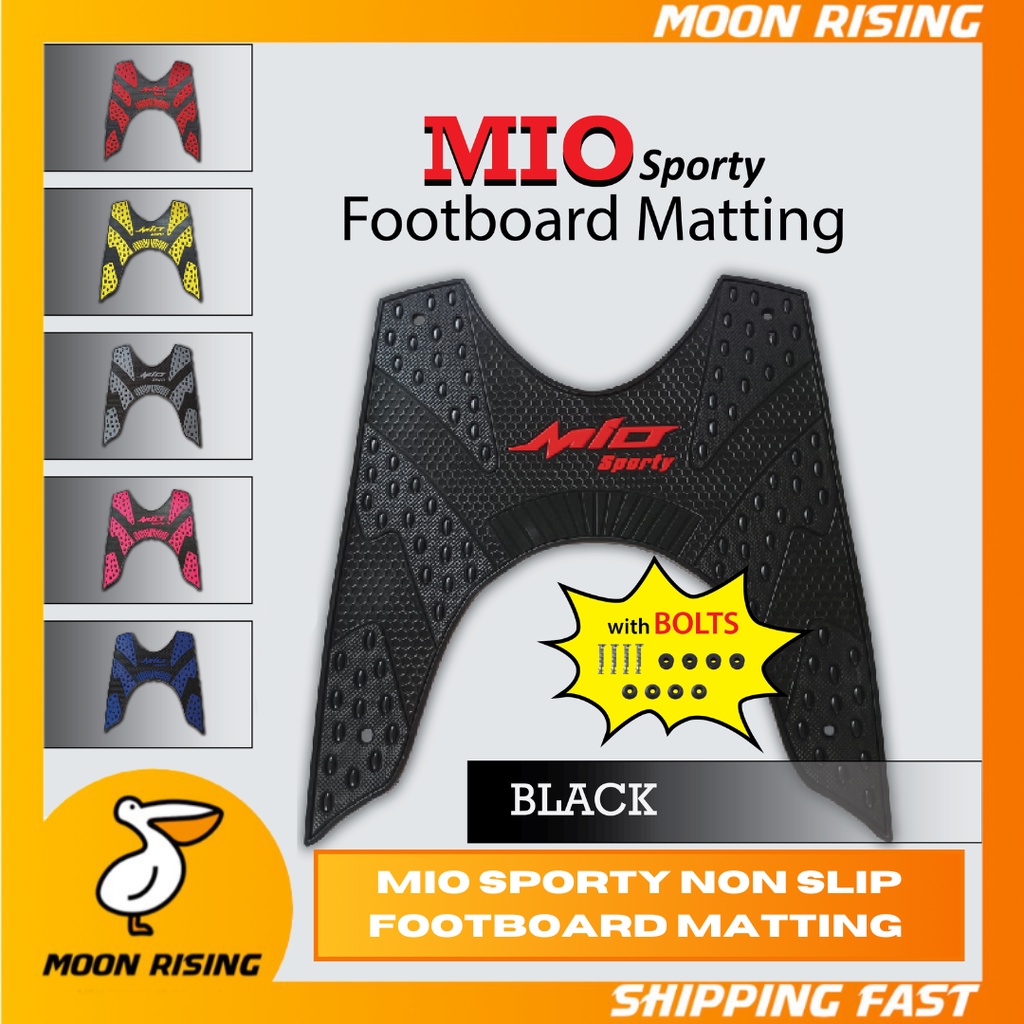 MOTORCYCLE PARTS MIO SPORTY RUBBER MATTING NON SLIP FOOTBOARD MATTING