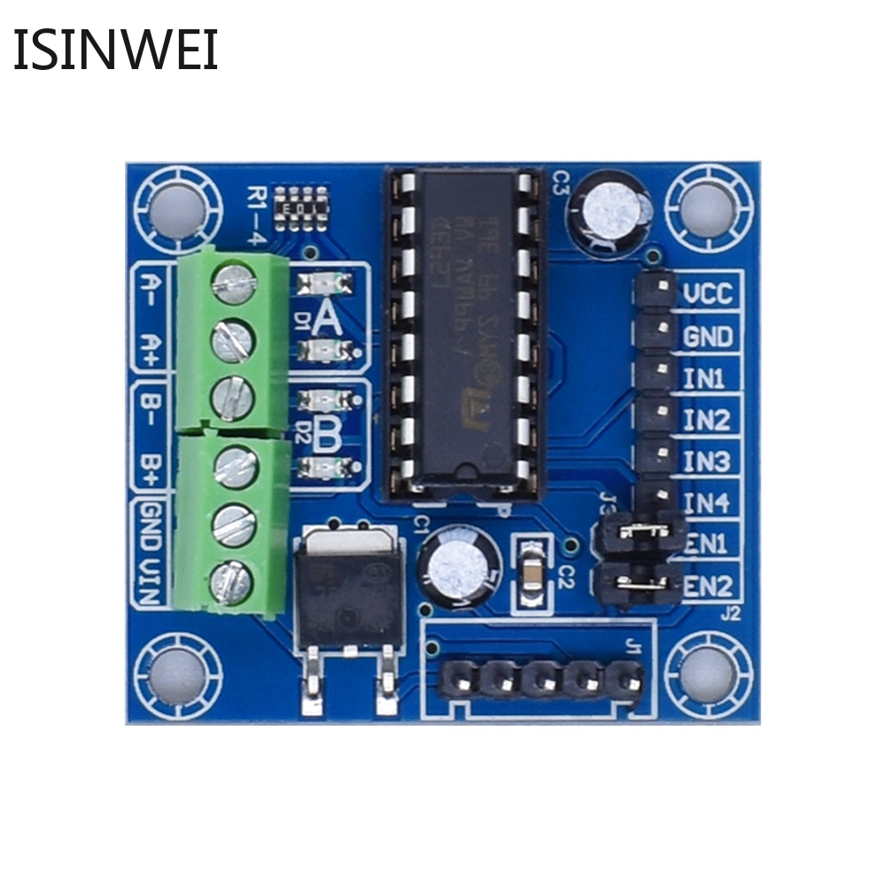 L293D Motor Driver Shield For Arduino - 4 Channel DC & Stepper Motor Control Board (2-Pack)