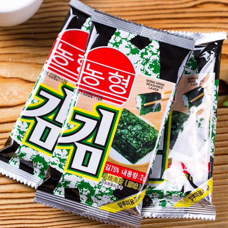 Rock roasted seaweed snacks seaweed whole box original barbecue flavor
