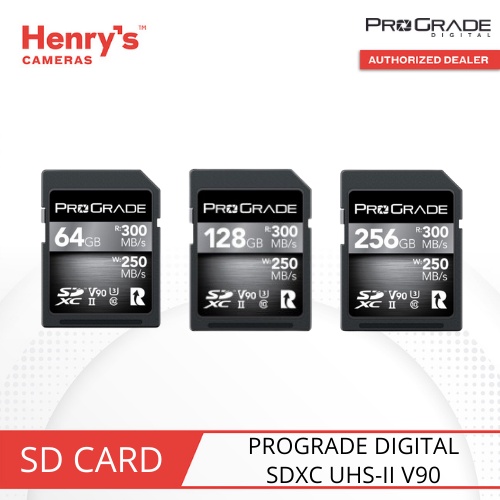 Prograde Digital SDXC UHSII V90 Memory Card HENRY'S CAMERAS Shopee