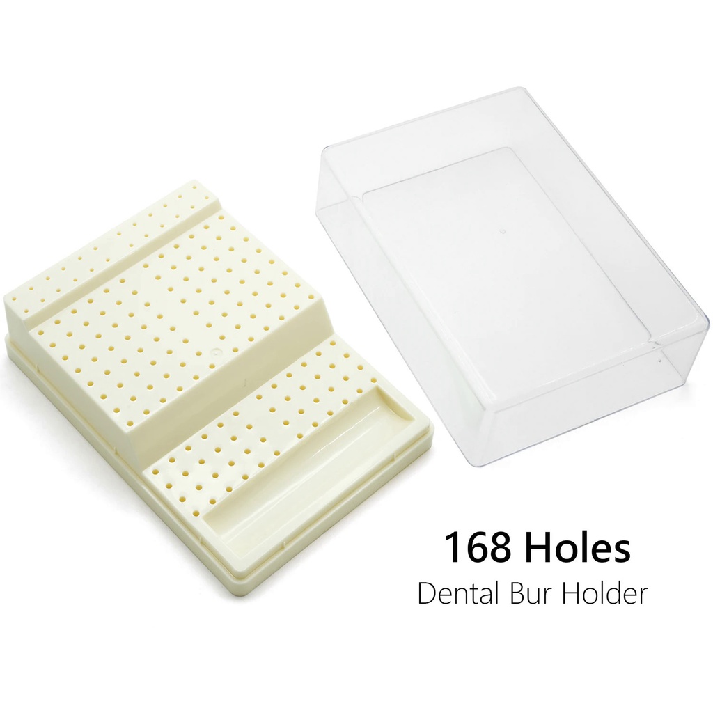 1Pcs 168 Holes Bur Holder Autoclave Sterilizer Case Disinfection Box