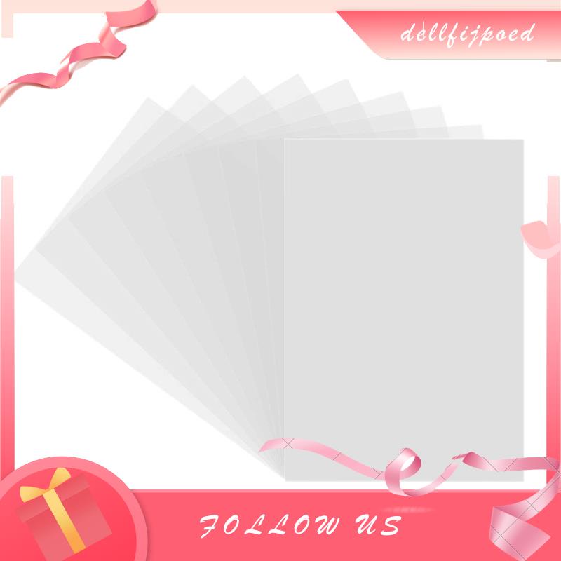Dellfijpoed 36Pieces Shrink Plastic Sheets, Shrink Dink Sheets, Shrink Film Sheets Blank Shrink