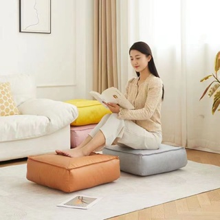 1pc Solid Color Corduroy Floor Cushion, Thick Plush Tatami Pillow For Bay  Window, Extra Large