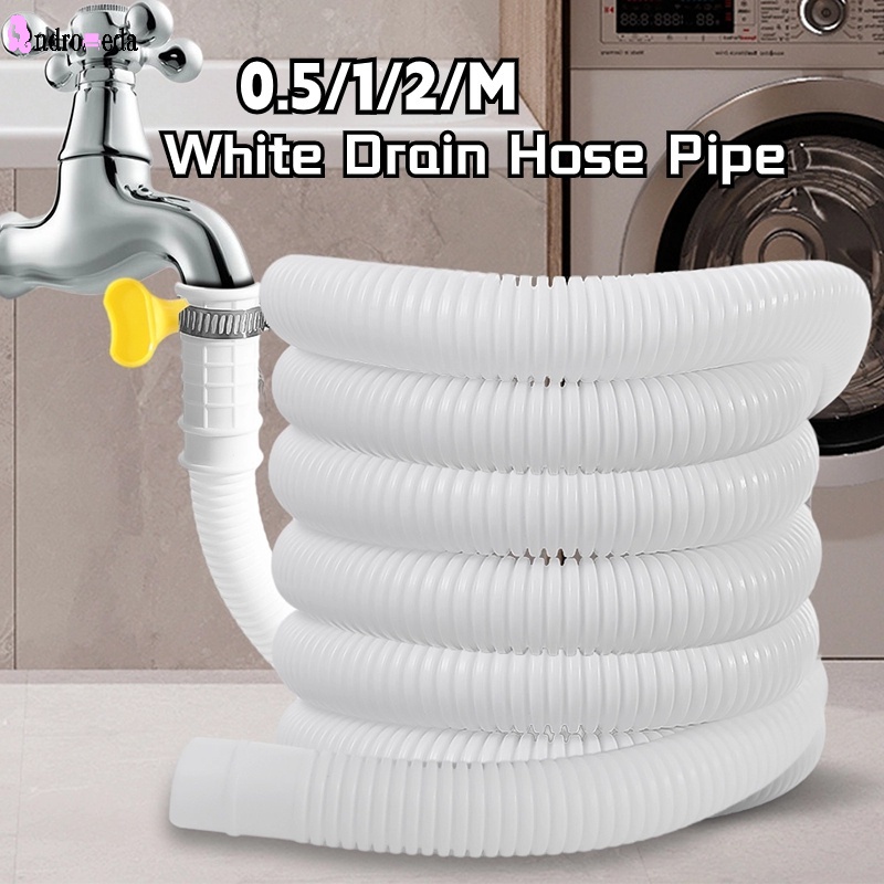 0.5/1/2/3m Washing Machine Dishwasher Drain Hose Pipe Waste Water