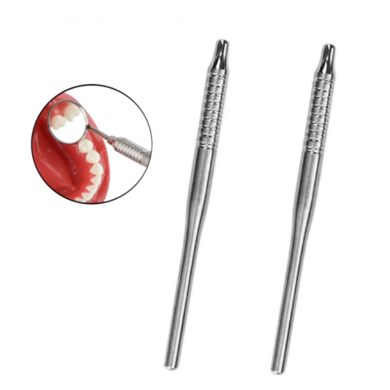 Dental Stainless Steel Endoscope Mouth Mirror Handle Dental Reflector ...