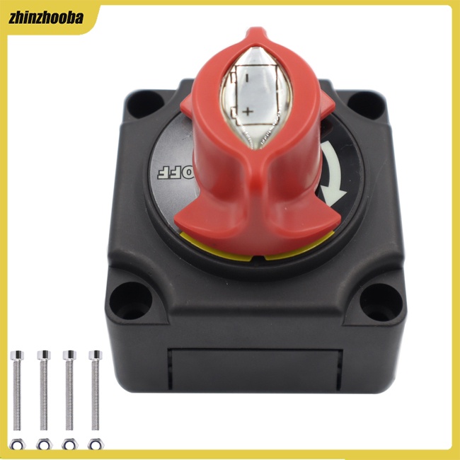 FS Marine Selector Boat Battery Switch With Knob 1224V DC 300A Rated