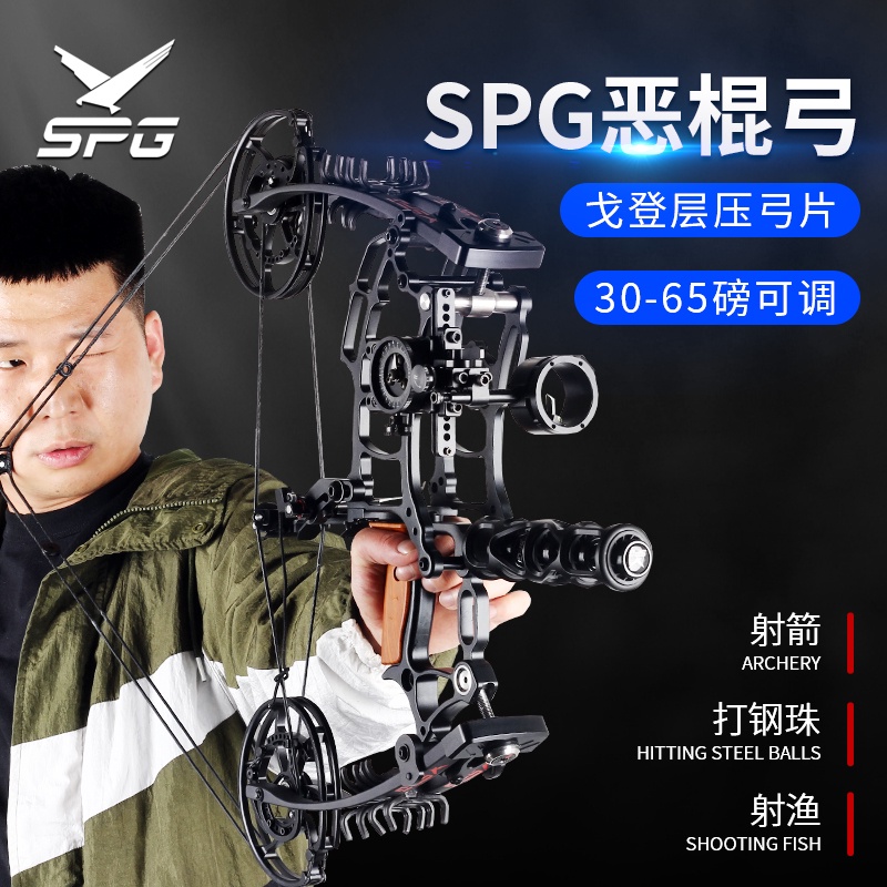Spg Villain DualPurpose Bow and Arrow Outdoor Archery Competition Cam