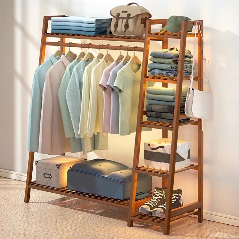 【190CM】 Floor Hanger Cloeth Rack Integrated Combination Of Floor Coat ...