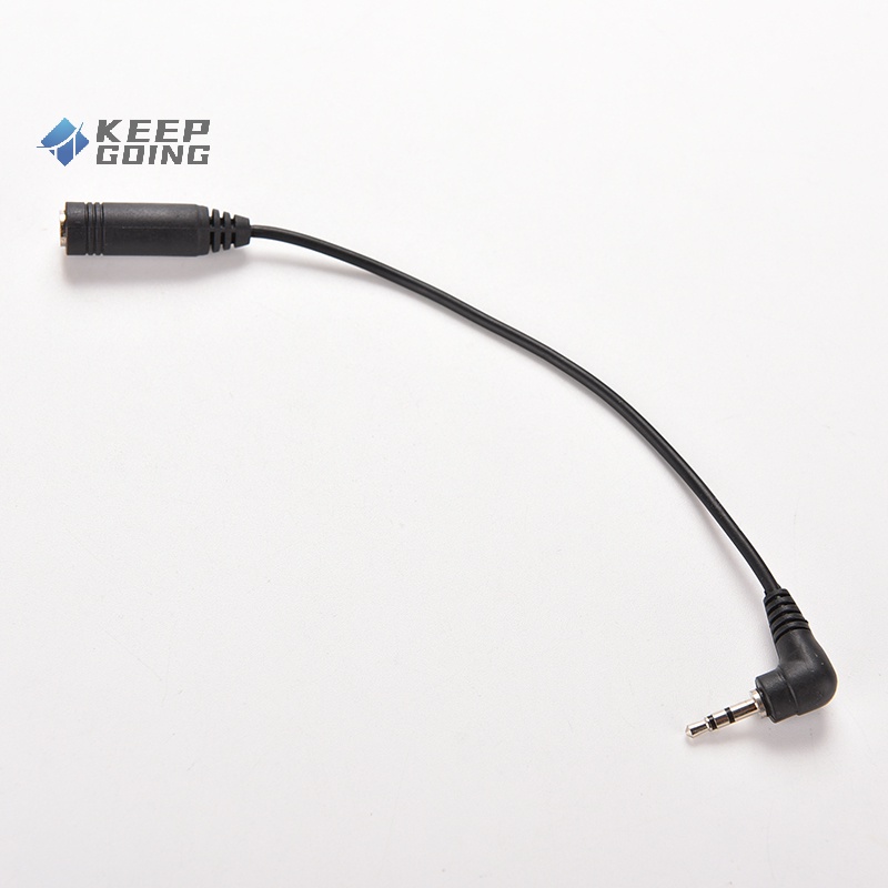 Keep Going＞ 2.5mm Male Plug to 3.5mm Female Jack Stereo AUX Audio TRS